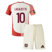 Olympique Lyonnais Alexandre Lacazette #10 Tredje trøje Børn 2024-25 Kortærmet (+ Korte bukser)